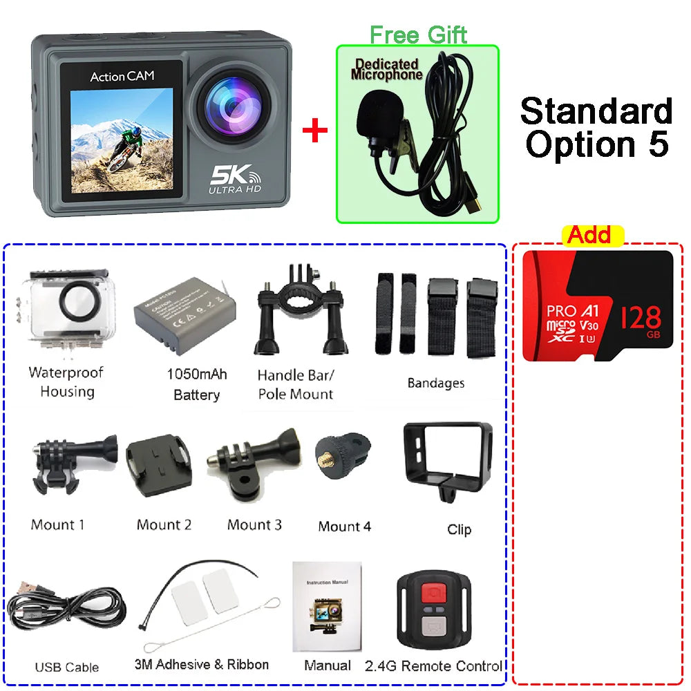 Survival Now™ 5K 4K60FPS Action Camera