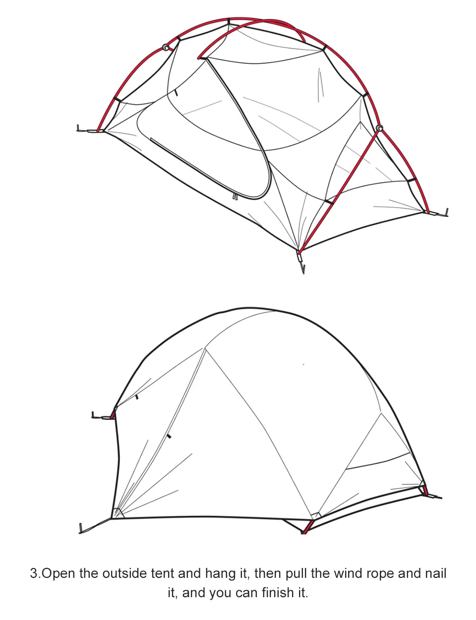 Survival Now™ Ultralight 20D Nylon Camping Tent