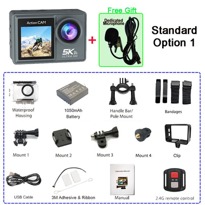 Survival Now™ 5K 4K60FPS Action Camera