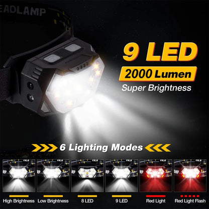 Survival Now™ 9-LED Strong Light Headlamp