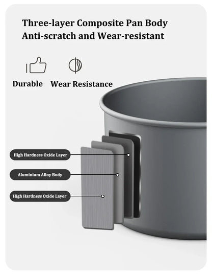 Survival Now™ Camping Cookware Kit