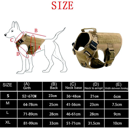 Survival Now™ K9 Tactical Military Vest & Leash Set