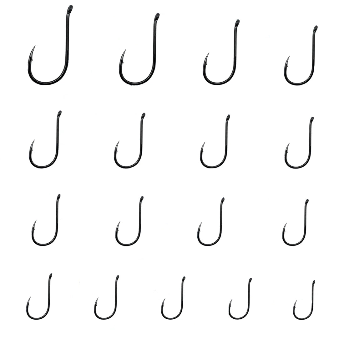 Octopus Beak Barbed Fishing Hooks – 50 or 100 Pack