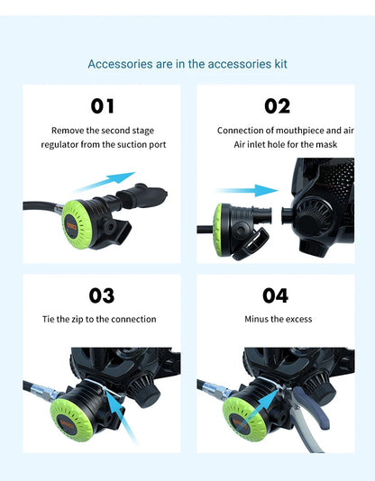 Survival Now™ Full Face Anti-Fog Snorkeling Mask
