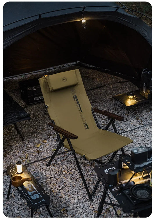 Adjustable Reclining Camping Chair – Tactical & Durable