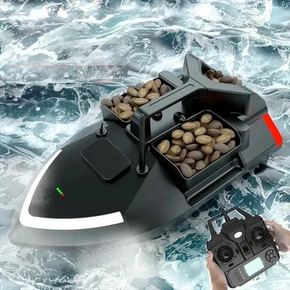 RC Fishing Bait Boat with 2KG Capacity & 500M Range
