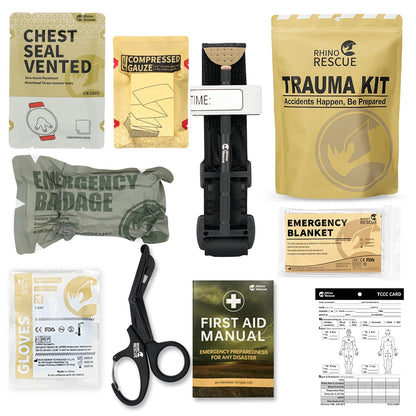Survival Now™ RHINO RESCUE First Aid Trauma Kit