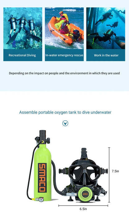 Survival Now™ Full Face Anti-Fog Snorkeling Mask