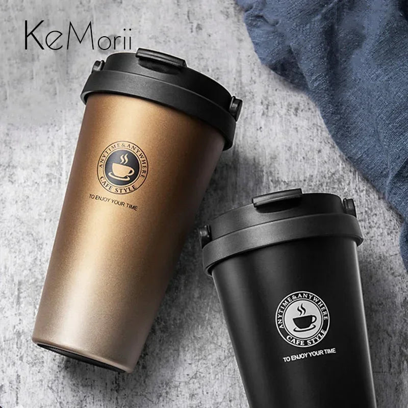 500mL Insulated Travel Coffee Cup – Keep Your Drinks Hot or Cold for Hours