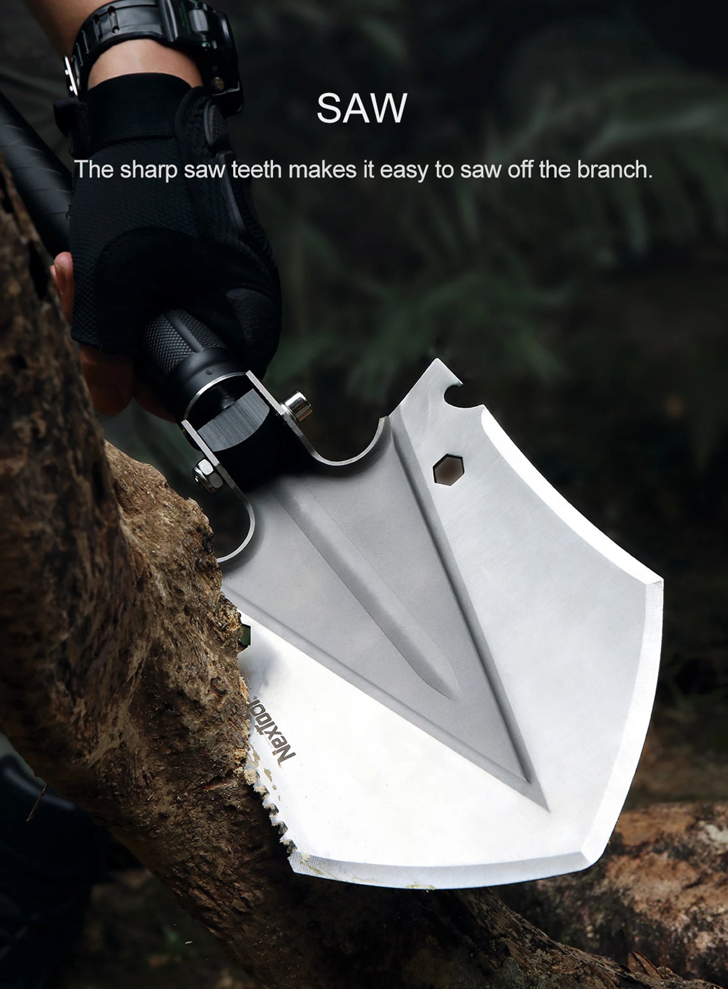 Survival Now™ Folding Multifunction Shovel