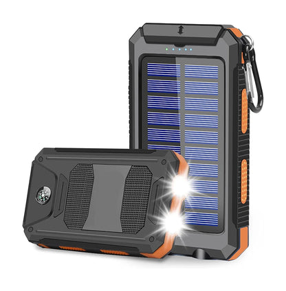 20000mAh Emergency Kit Solar Charger with Dual Flashlights