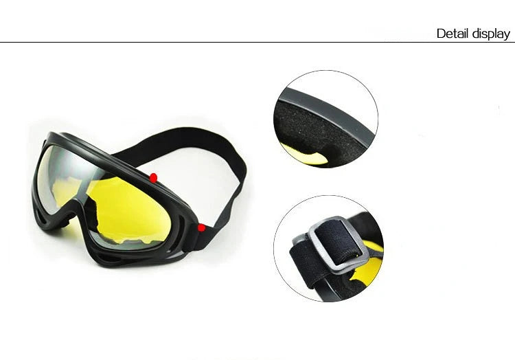 Survival Now™ Dirt Bike Goggles and Helmet Glasses