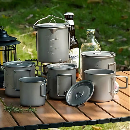 Survival Now™ Titanium Mug Portable Pot