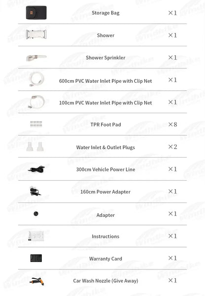 Survival Now™ Outdoor 2-In-1 Vehicle-Mounted Shower
