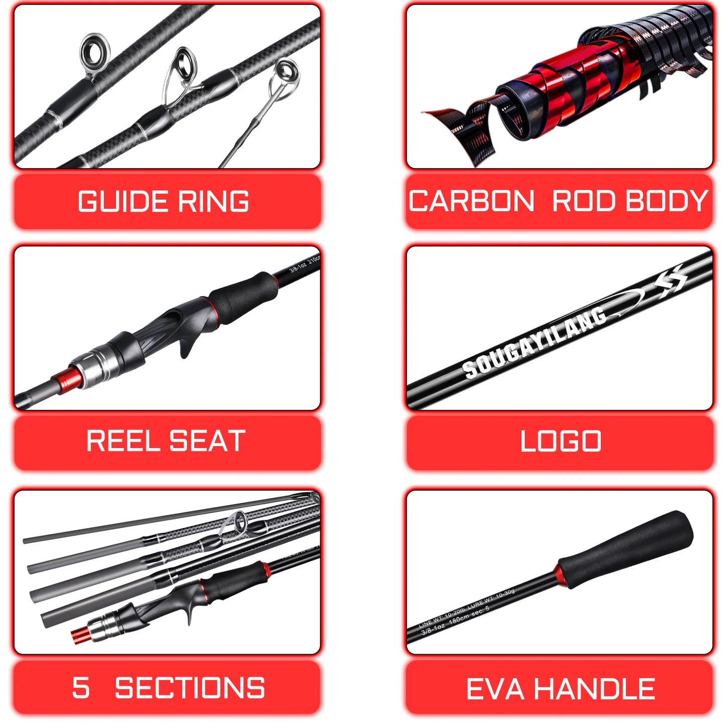 Survival Now™ Spinning Fishing Rod and Reel Set