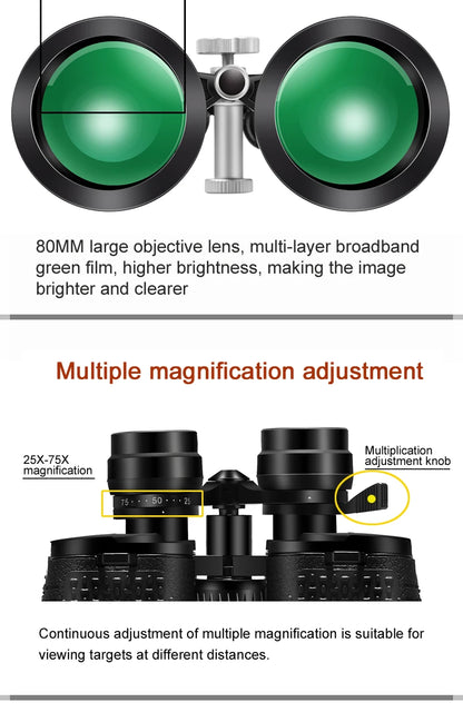 Survival Now™ Waterproof Military-Grade Binoculars
