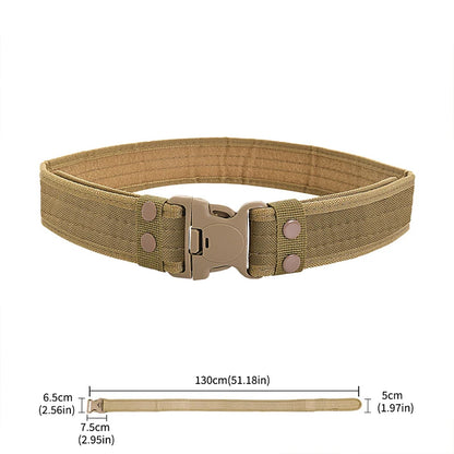 Survival Now™ Camouflage Combat Canvas Belt