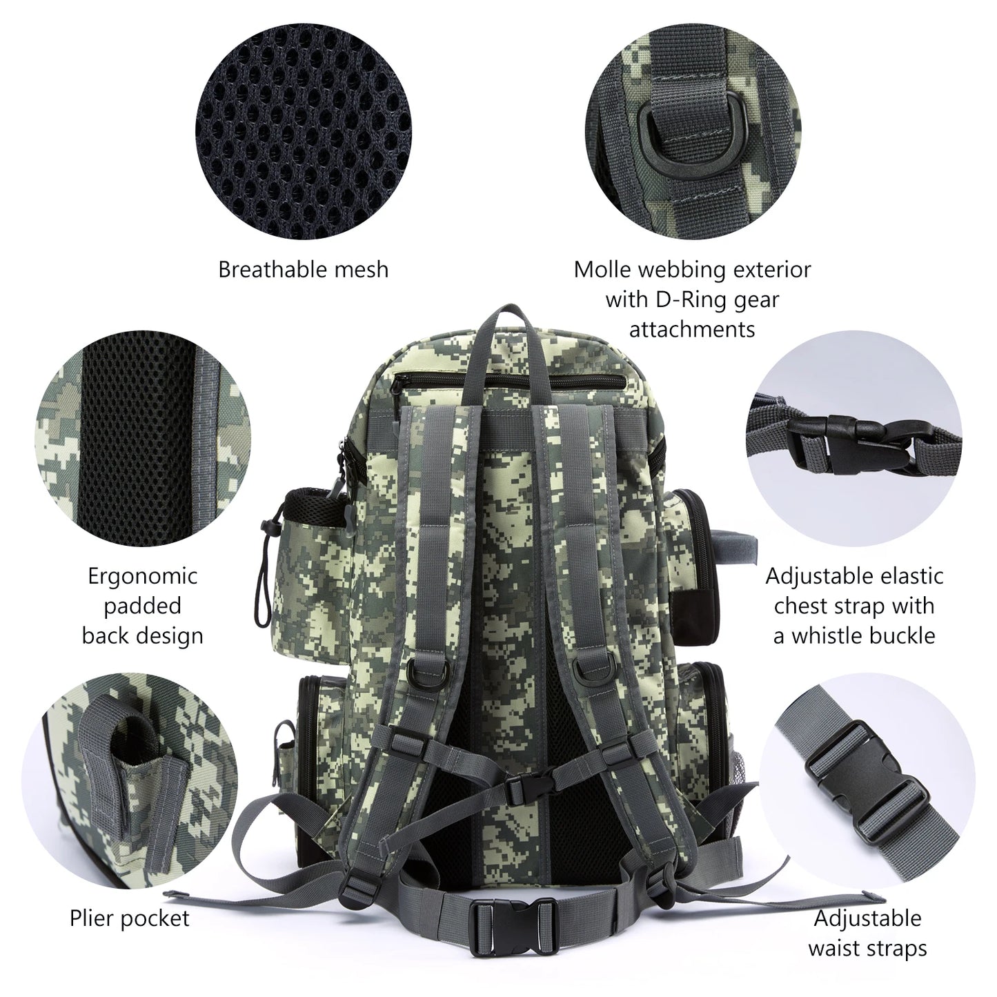 Survival Now™ Fishing Bag Tackle Backpack
