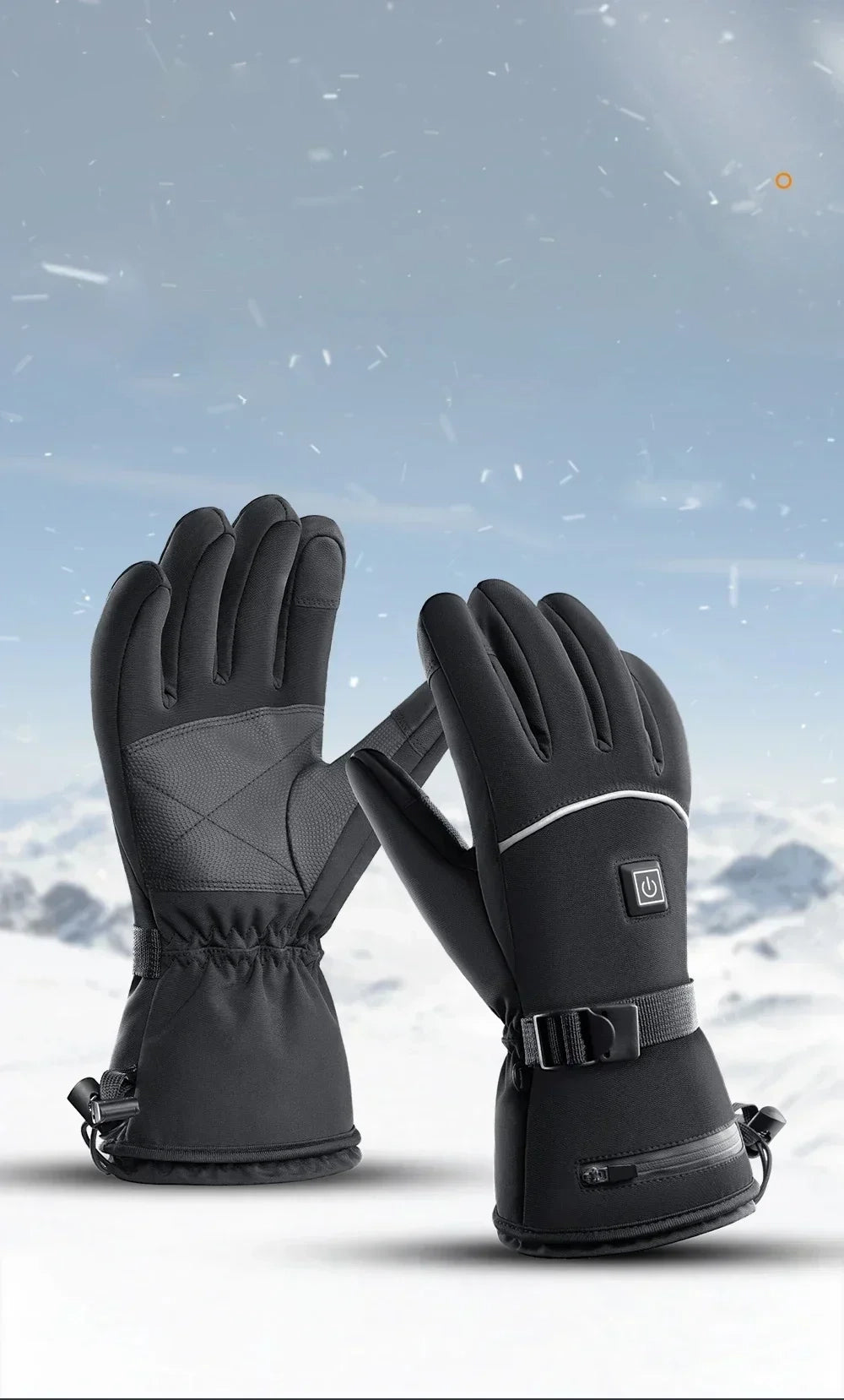 USB Rechargeable Electric Heated Gloves – Power Through the Cold