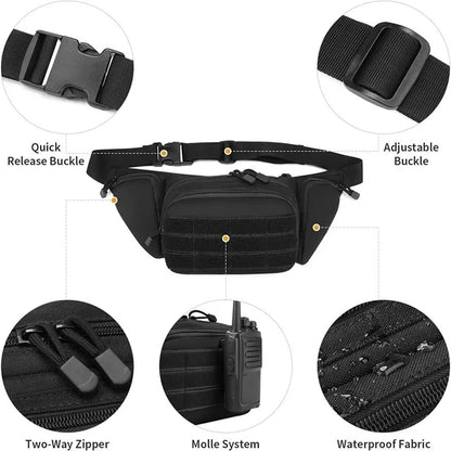 Survival Now™ Tactical Waist Pack Nylon Bodypack