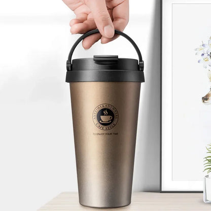 500mL Insulated Travel Coffee Cup – Keep Your Drinks Hot or Cold for Hours