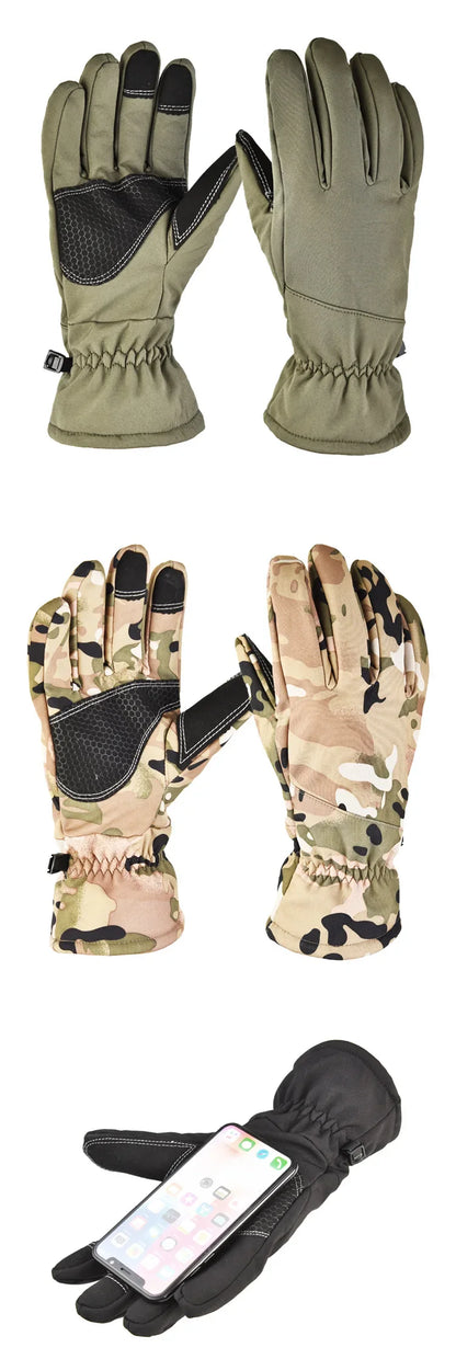 Winter Tactics Outdoors Camouflage Hunting Gloves – Stay Warm, Ready, and Hidden