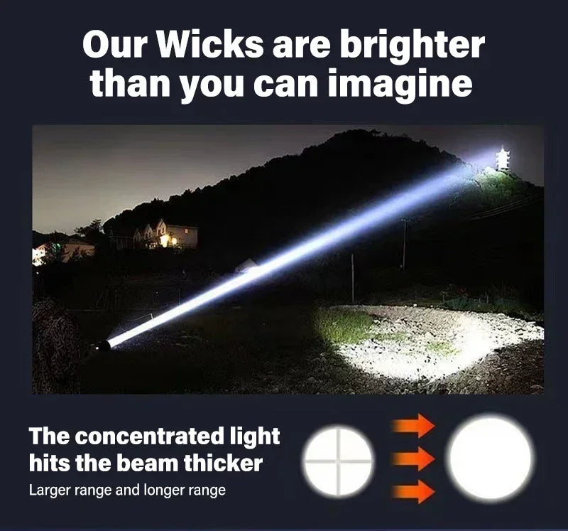 Survival Now™ LED Flashlights 5000LM Ultra Bright Tactical Light