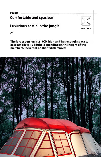 Survival Now™ Deluxe 12-Person Outdoor Tent