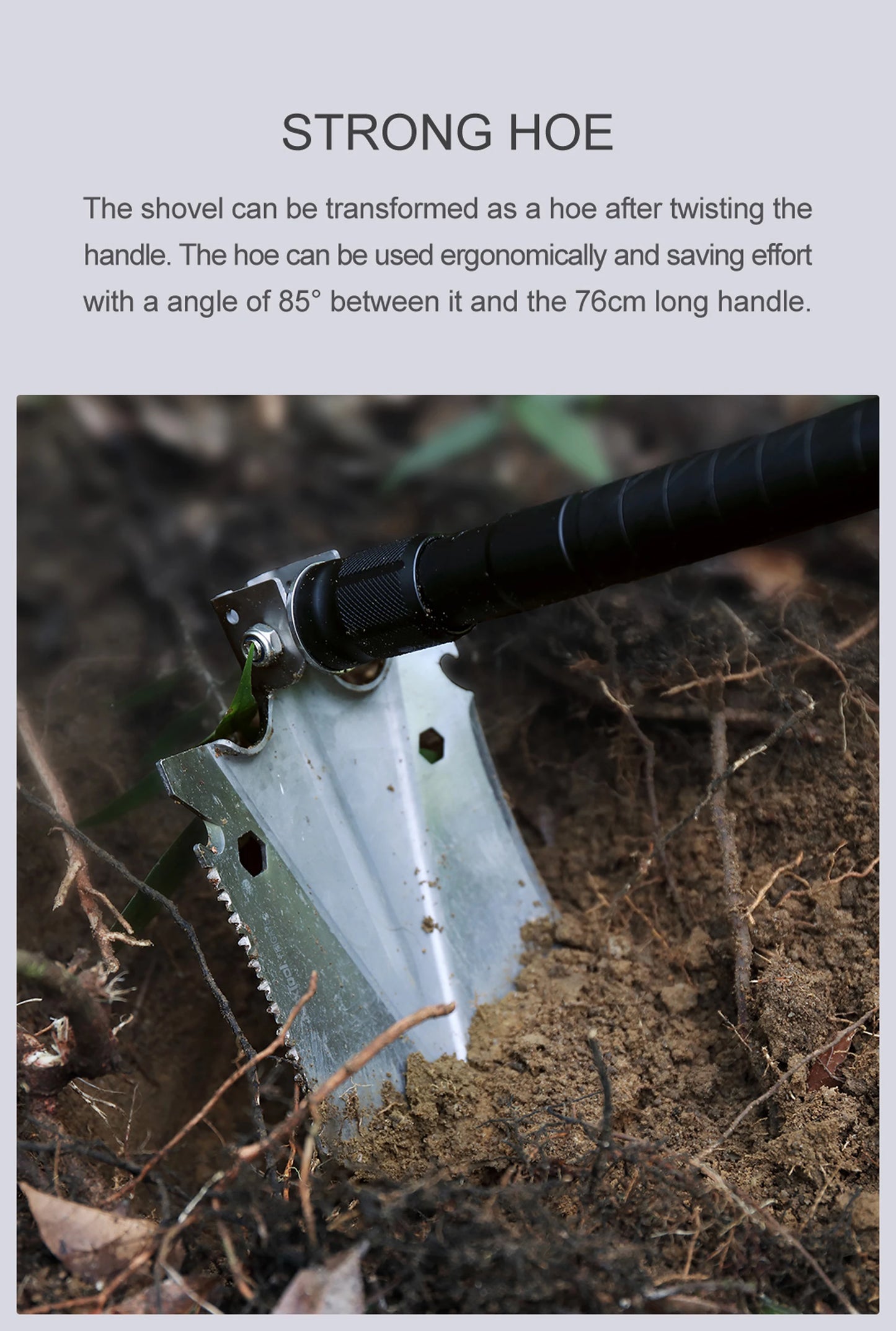 Survival Now™ Folding Multifunction Shovel