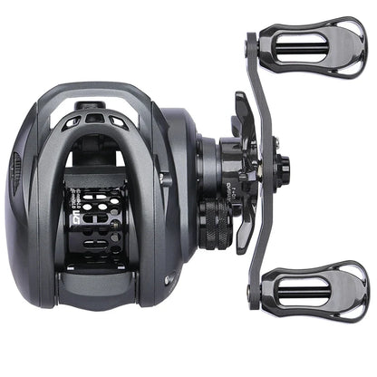 Dark Wolf 50S Baitcast Reel, Ultra-Light Finesse Fishing Reel