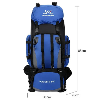 Survival Now™ 90L Waterproof Hiking & Camping Backpack