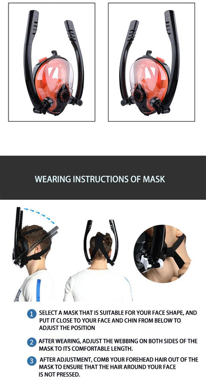 Survival Now™ Snorkeling Mask Double Diving Mask