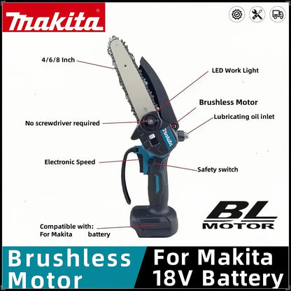 18V 6-Inch Brushless Cordless Electric Chainsaw