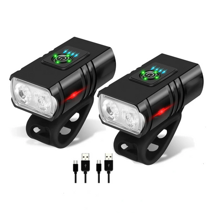 1000LM LED Bicycle Light, USB Rechargeable