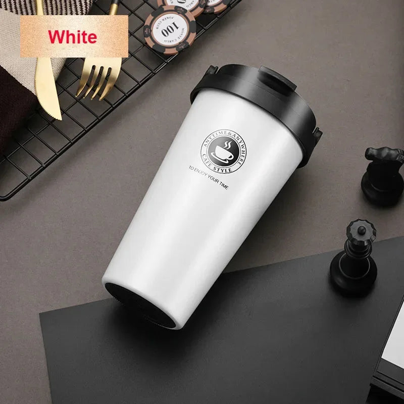 500mL Insulated Travel Coffee Cup – Keep Your Drinks Hot or Cold for Hours