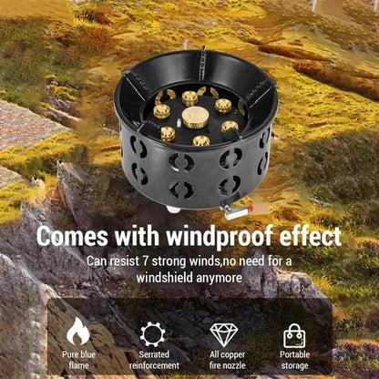 Survival Now™ 19800W 7-Core Camping Stove