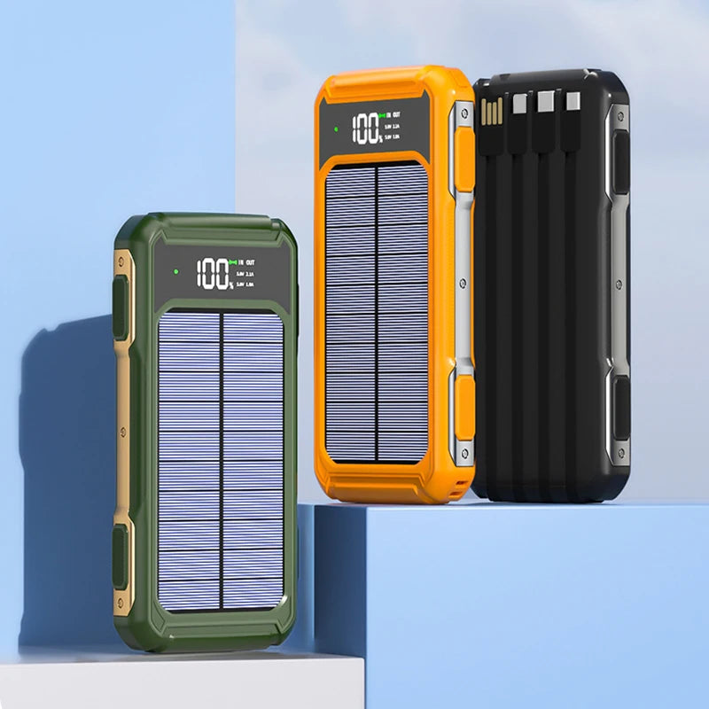 Survival Now™ 30,000mAh Large-Capacity Solar Power Bank