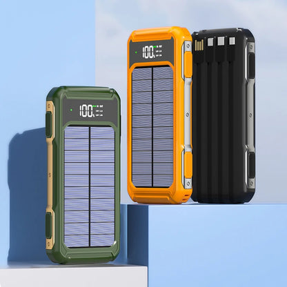 Survival Now™ 30,000mAh Large-Capacity Solar Power Bank