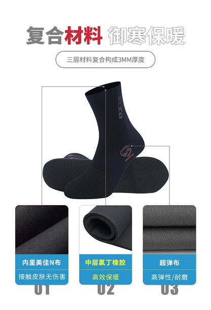 Survival Now™ 3mm Neoprene Diving Socks