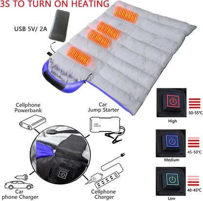 Survival Now™ USB Heated Wearable Sleeping Bag