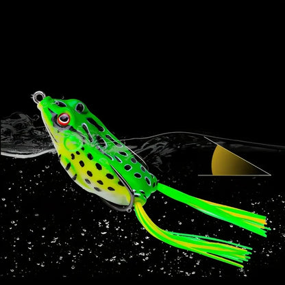 Frog Soft Lure Tube Bait Set, 3-Piece Fishing Lures
