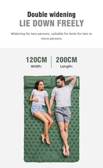 Survival Now™ Double Sleeping Pad Camping Mattress