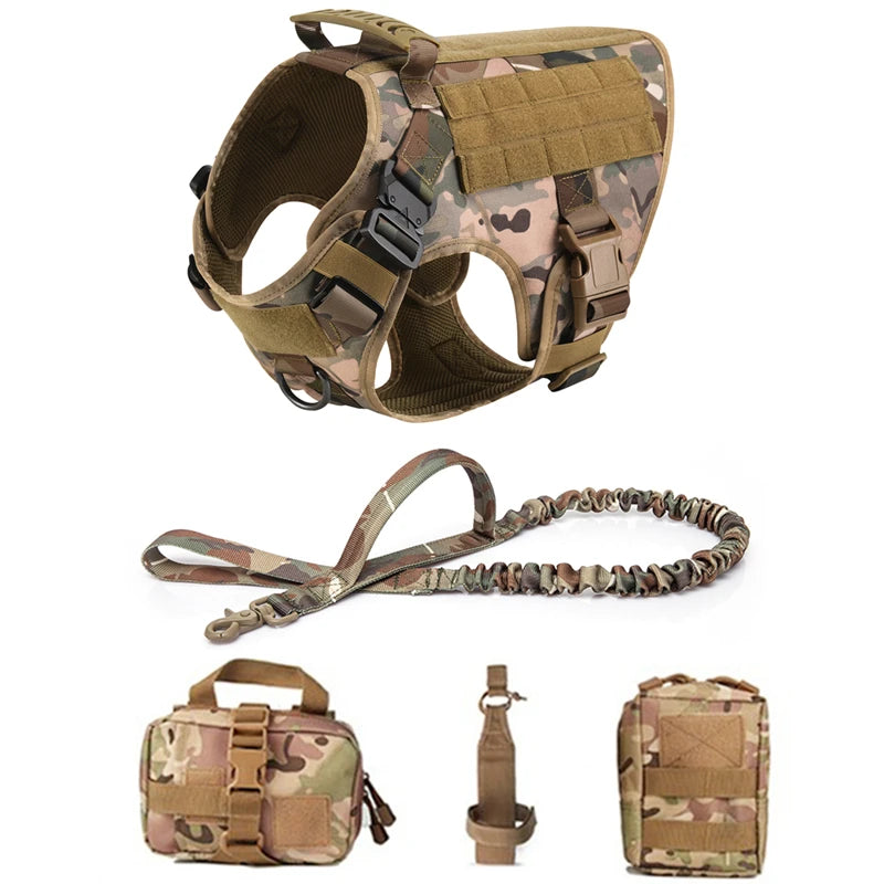 Survival Now™ K9 Tactical Military Vest & Leash Set