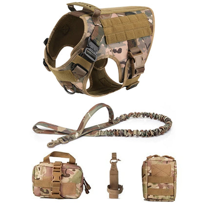 Survival Now™ K9 Tactical Military Vest & Leash Set