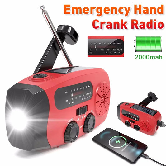 Solar Hand Crank Radio – Stay Safe & Powered