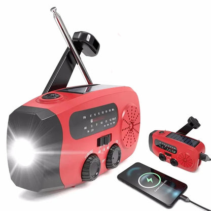Solar Hand Crank Radio – Stay Safe & Powered