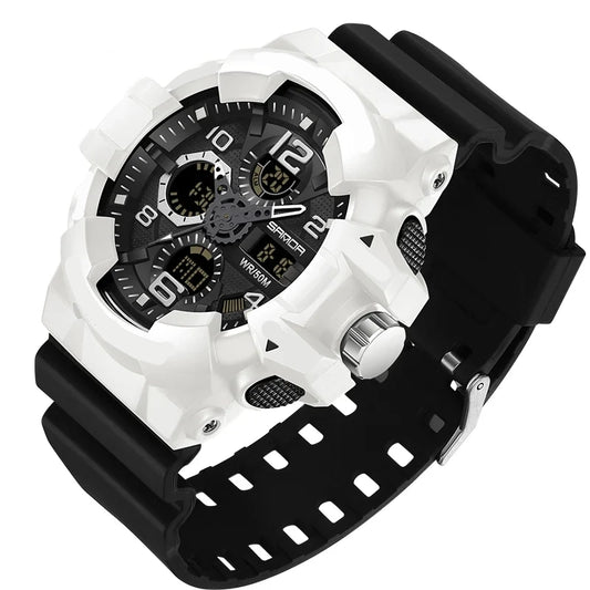 Sanoa G-Style Military Watch, Water-Resistant with Compass