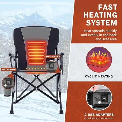 Survival Now™ Outdoor Folding Heated Chair