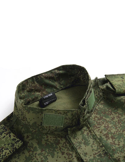 Green Men’s Camouflage Tactical Outdoor Clothing Set