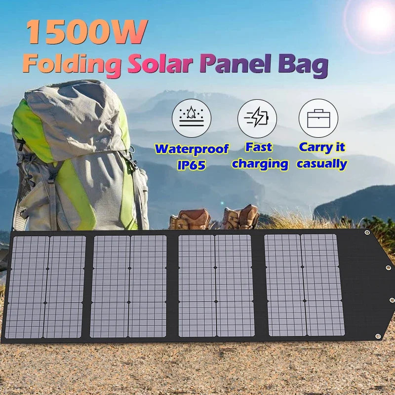 Survival Now™ 1500W Portable Solar Panel Kit